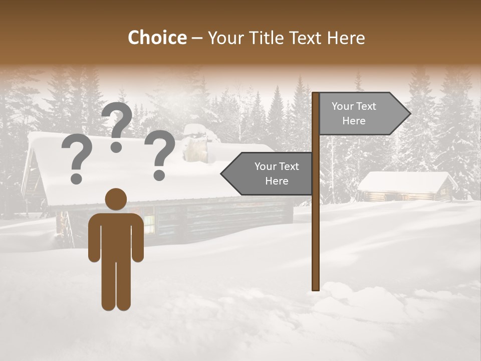 Shelter Wilderness Cottage PowerPoint Template