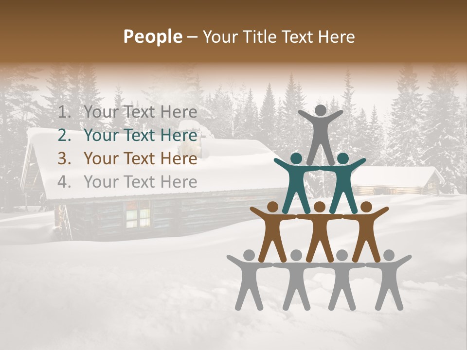 Shelter Wilderness Cottage PowerPoint Template
