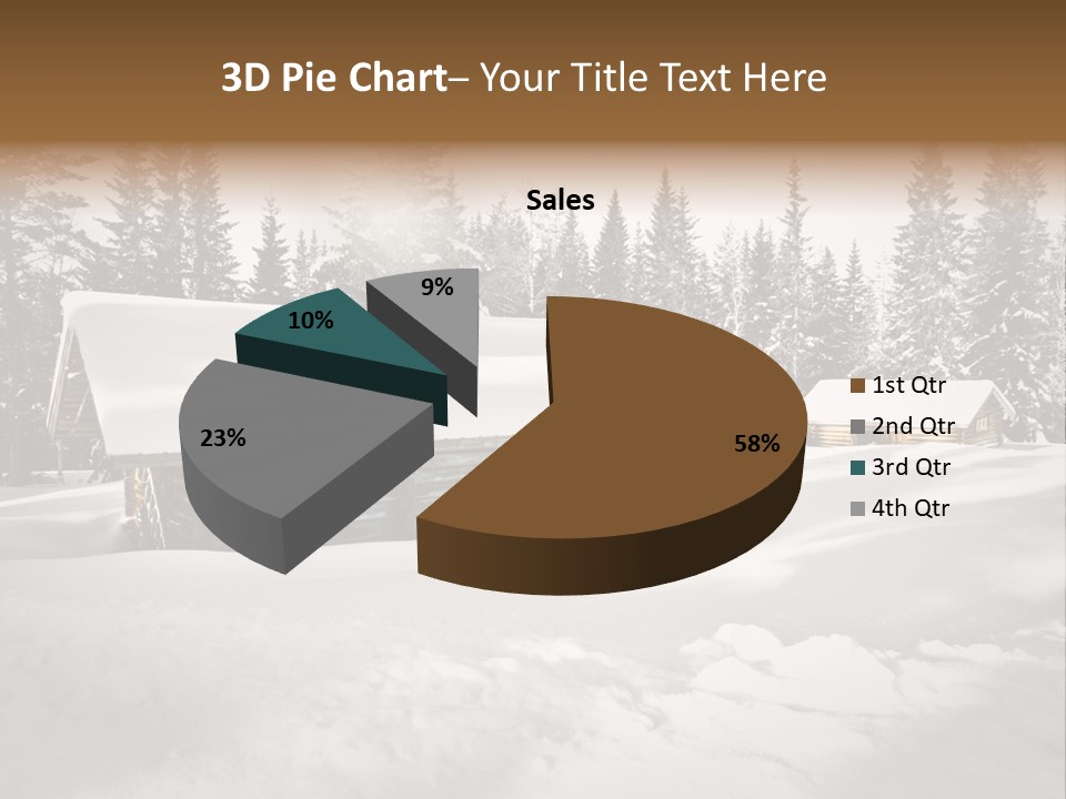 Shelter Wilderness Cottage PowerPoint Template