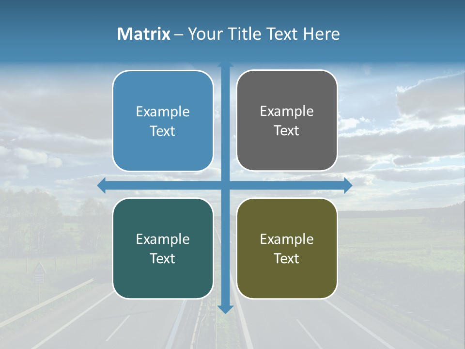 Cargo Tempo Vehicle PowerPoint Template