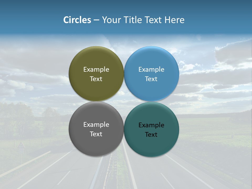 Cargo Tempo Vehicle PowerPoint Template