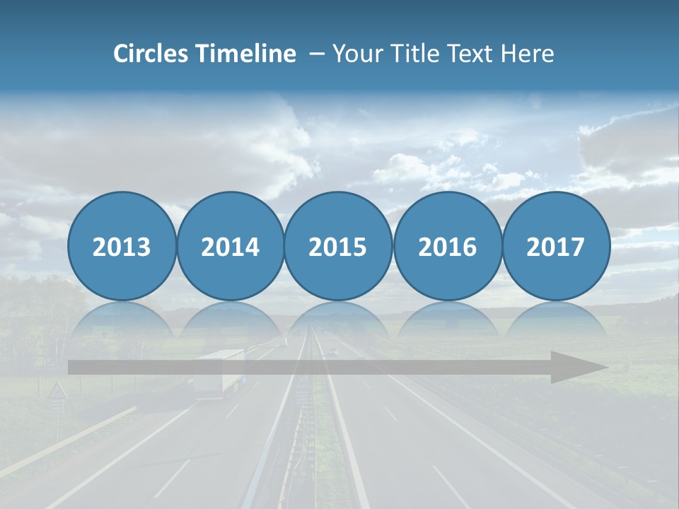 Cargo Tempo Vehicle PowerPoint Template