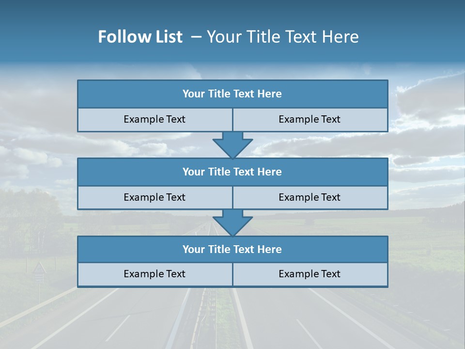 Cargo Tempo Vehicle PowerPoint Template