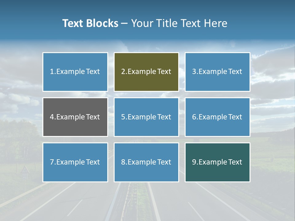 Cargo Tempo Vehicle PowerPoint Template