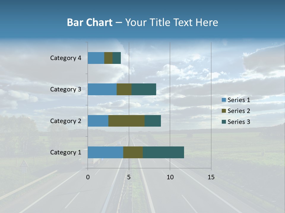 Cargo Tempo Vehicle PowerPoint Template