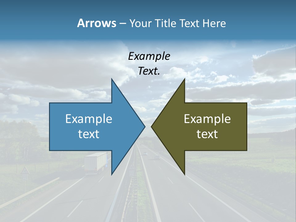 Cargo Tempo Vehicle PowerPoint Template
