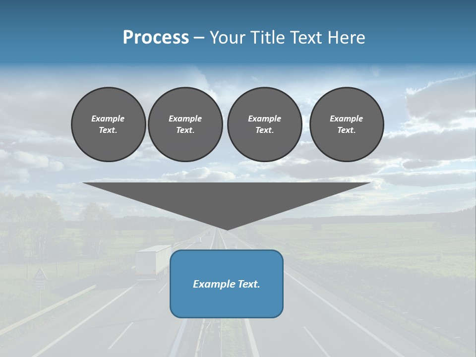 Cargo Tempo Vehicle PowerPoint Template