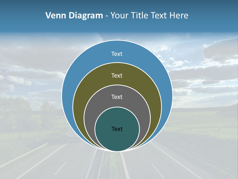 Cargo Tempo Vehicle PowerPoint Template