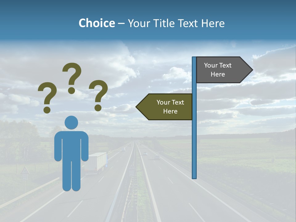 Cargo Tempo Vehicle PowerPoint Template