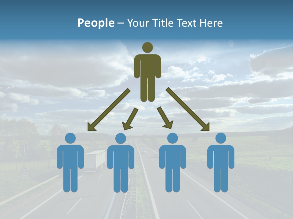 Cargo Tempo Vehicle PowerPoint Template