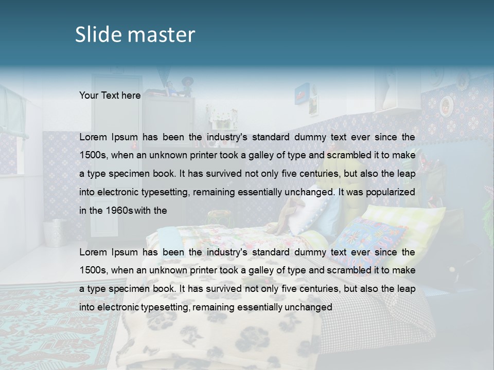 Pattern Lamp Stylish PowerPoint Template