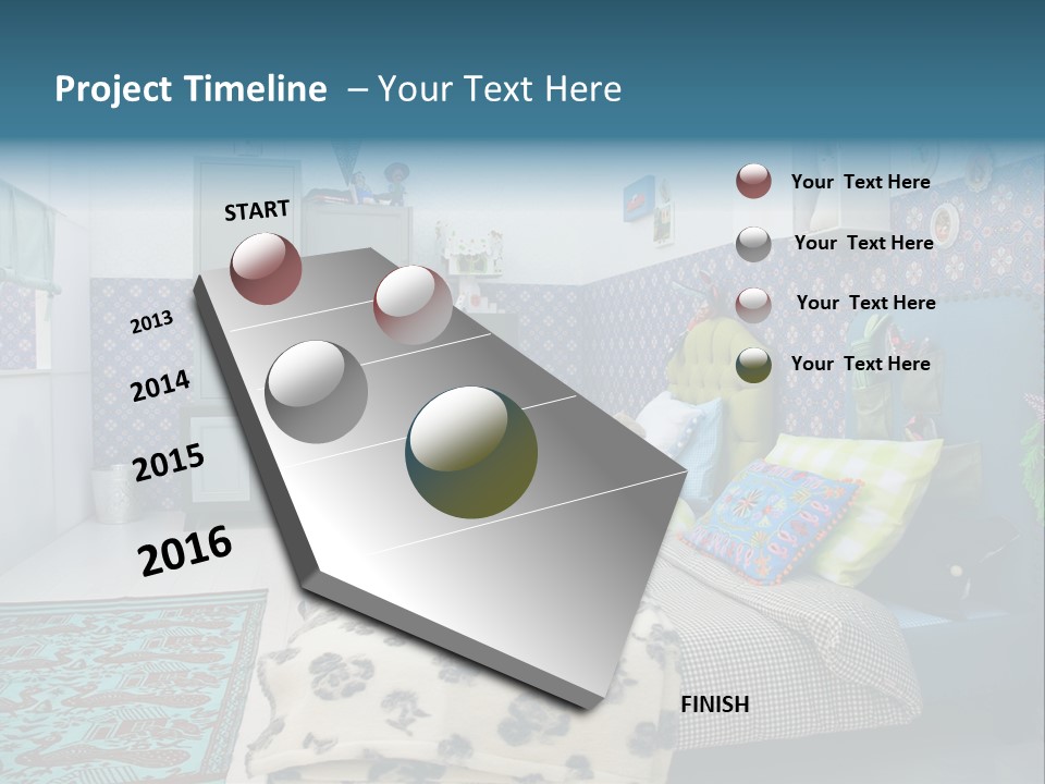 Pattern Lamp Stylish PowerPoint Template