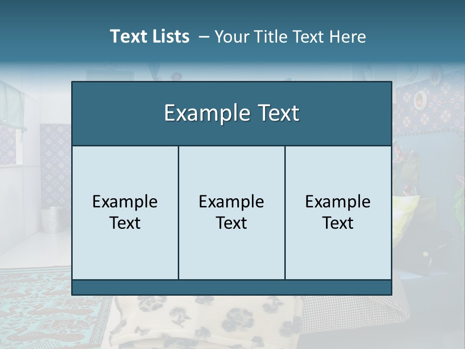 Pattern Lamp Stylish PowerPoint Template