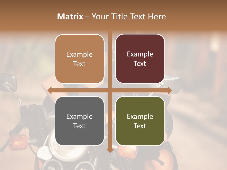 Cheerful Helmet Road PowerPoint Template