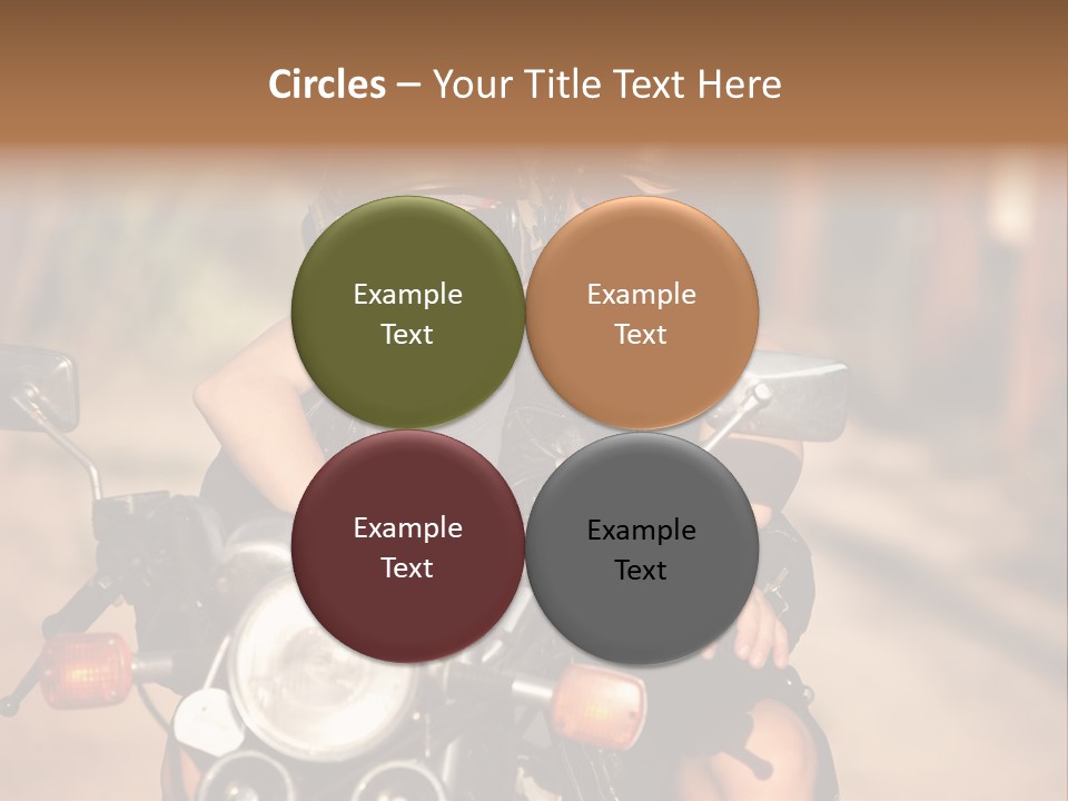 Cheerful Helmet Road PowerPoint Template