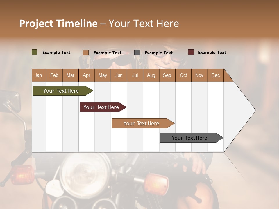 Cheerful Helmet Road PowerPoint Template