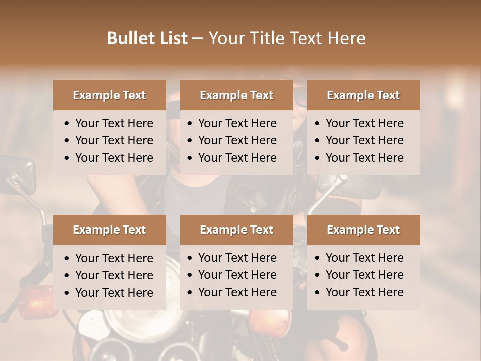 Cheerful Helmet Road PowerPoint Template