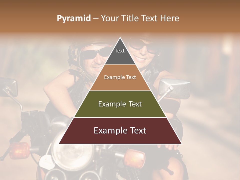 Cheerful Helmet Road PowerPoint Template