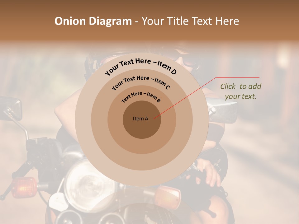 Cheerful Helmet Road PowerPoint Template