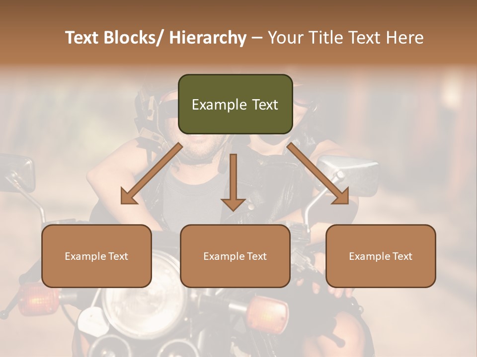 Cheerful Helmet Road PowerPoint Template