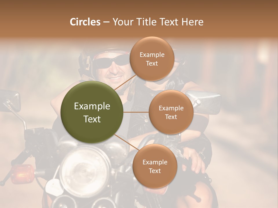 Cheerful Helmet Road PowerPoint Template