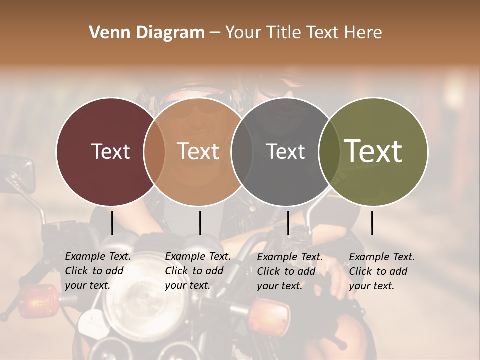 Cheerful Helmet Road PowerPoint Template