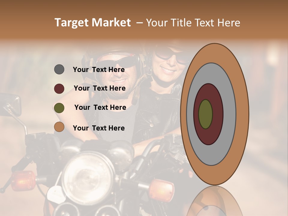 Cheerful Helmet Road PowerPoint Template