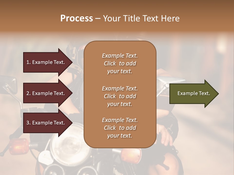 Cheerful Helmet Road PowerPoint Template