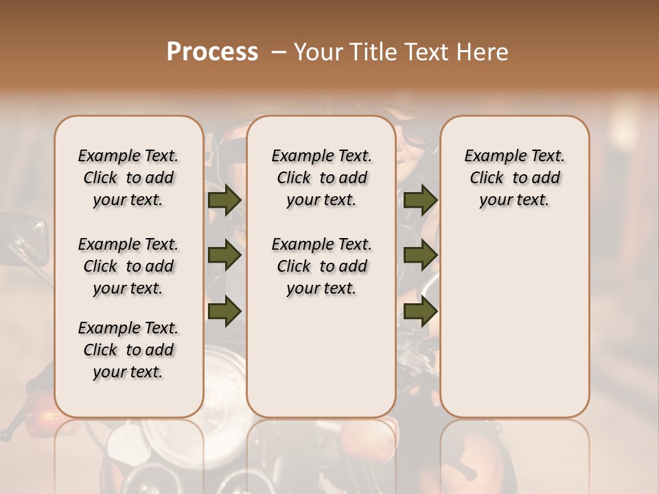 Cheerful Helmet Road PowerPoint Template