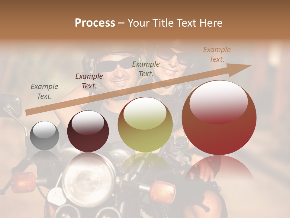 Cheerful Helmet Road PowerPoint Template