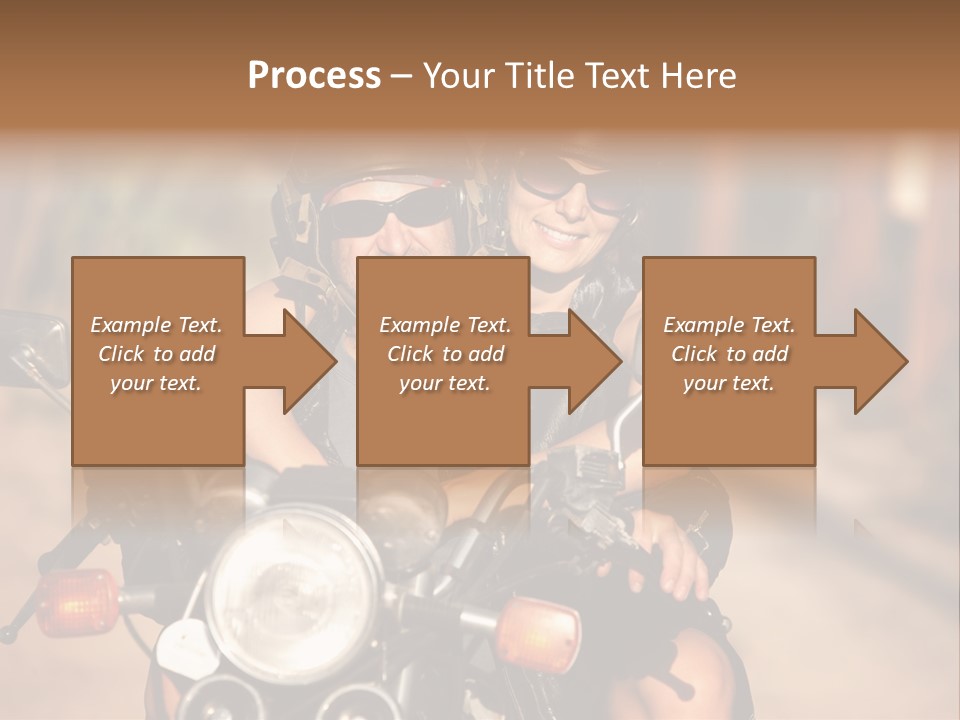 Cheerful Helmet Road PowerPoint Template