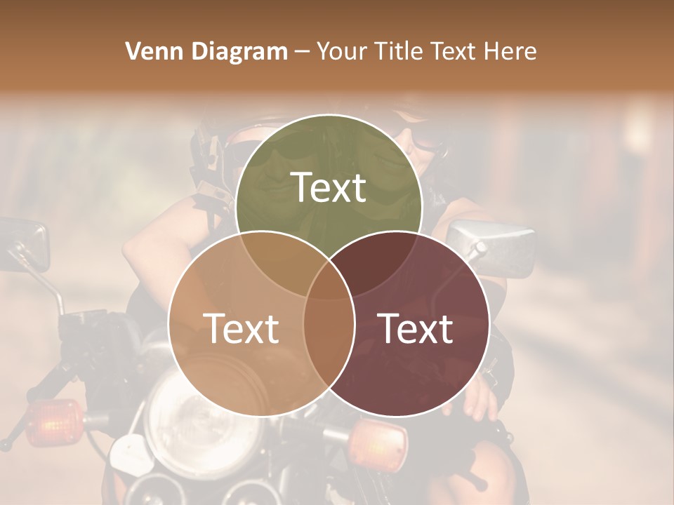 Cheerful Helmet Road PowerPoint Template