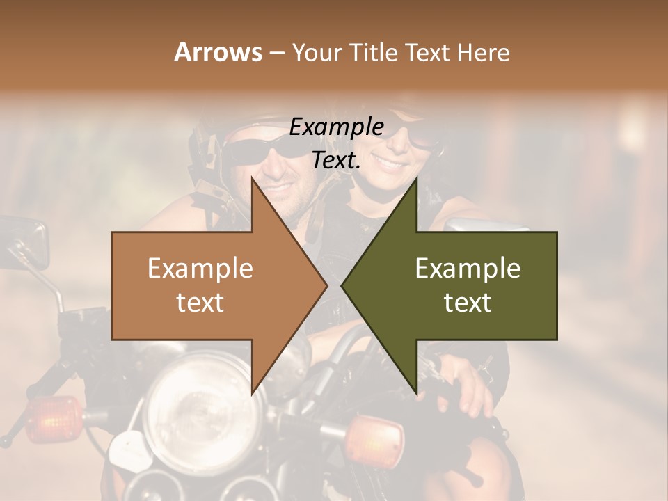 Cheerful Helmet Road PowerPoint Template