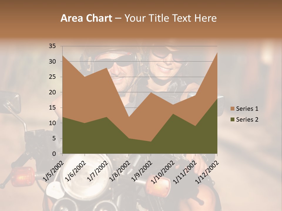Cheerful Helmet Road PowerPoint Template