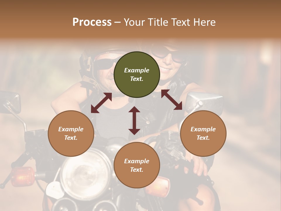 Cheerful Helmet Road PowerPoint Template