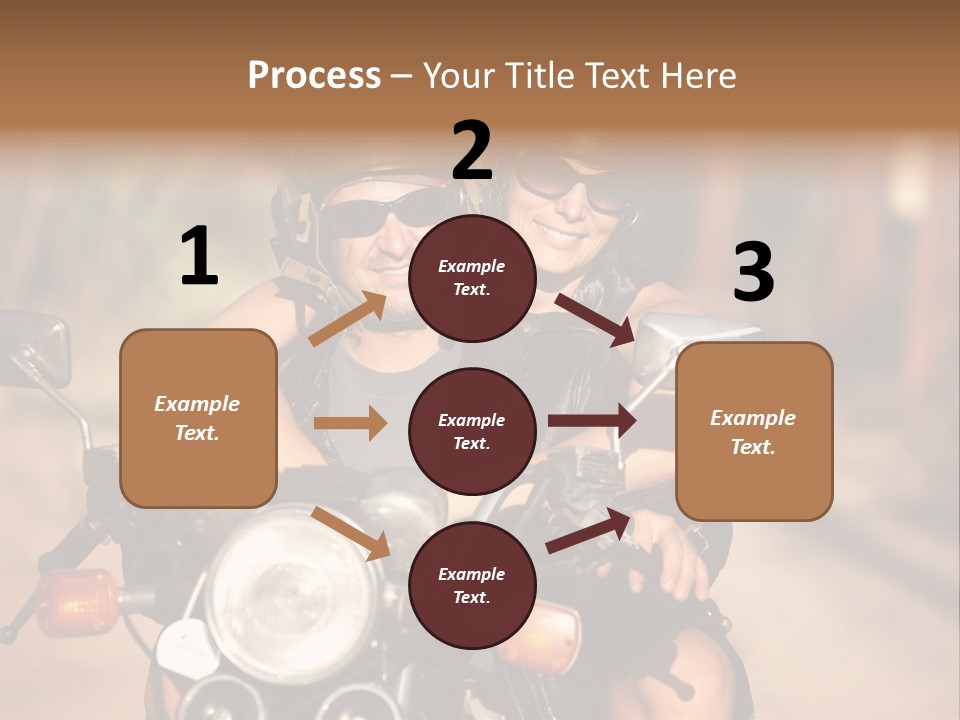 Cheerful Helmet Road PowerPoint Template