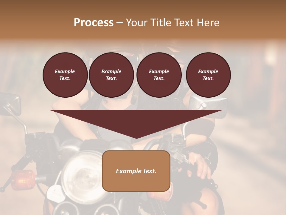 Cheerful Helmet Road PowerPoint Template
