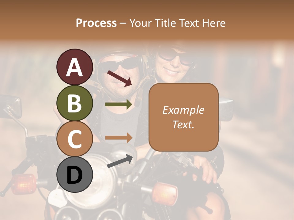 Cheerful Helmet Road PowerPoint Template