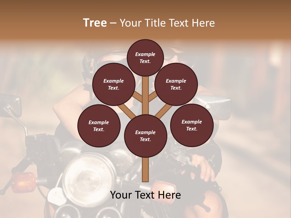 Cheerful Helmet Road PowerPoint Template