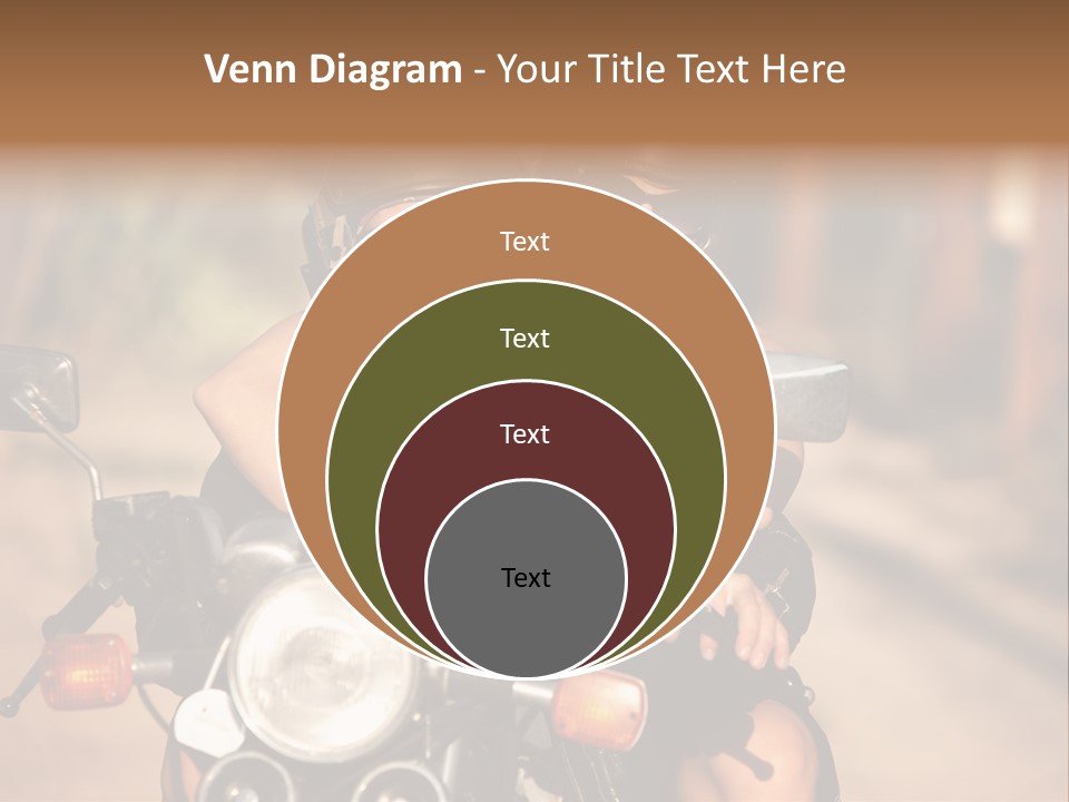 Cheerful Helmet Road PowerPoint Template