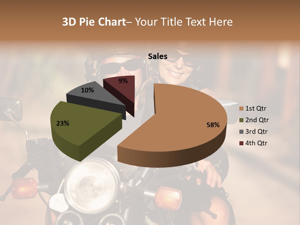Cheerful Helmet Road PowerPoint Template