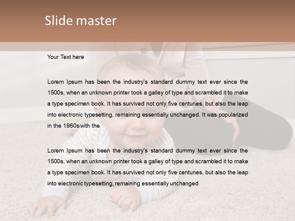 Smile Caring Cute PowerPoint Template