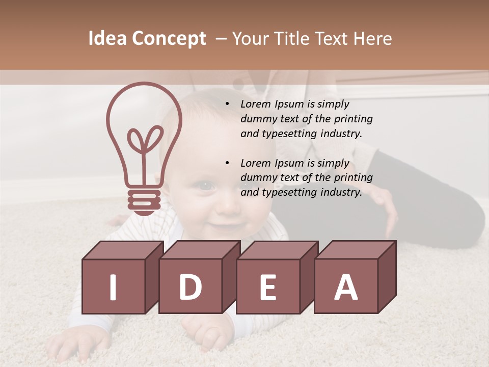 Smile Caring Cute PowerPoint Template