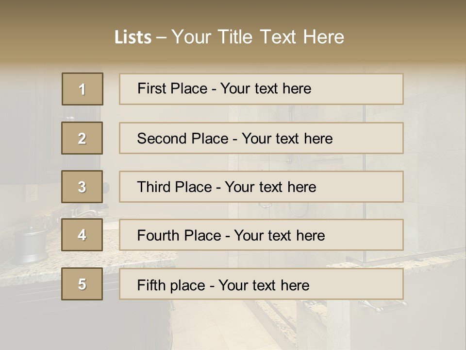 Fixtures Floor Architecture PowerPoint Template