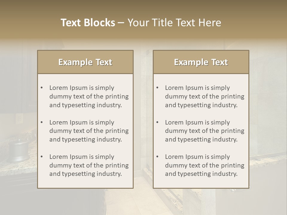 Fixtures Floor Architecture PowerPoint Template