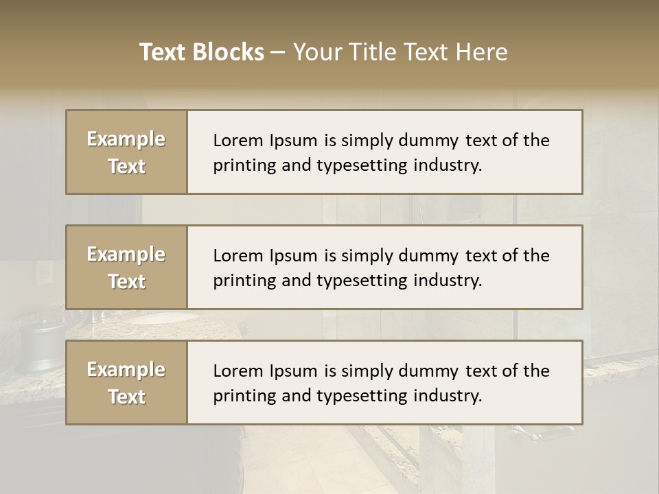 Fixtures Floor Architecture PowerPoint Template