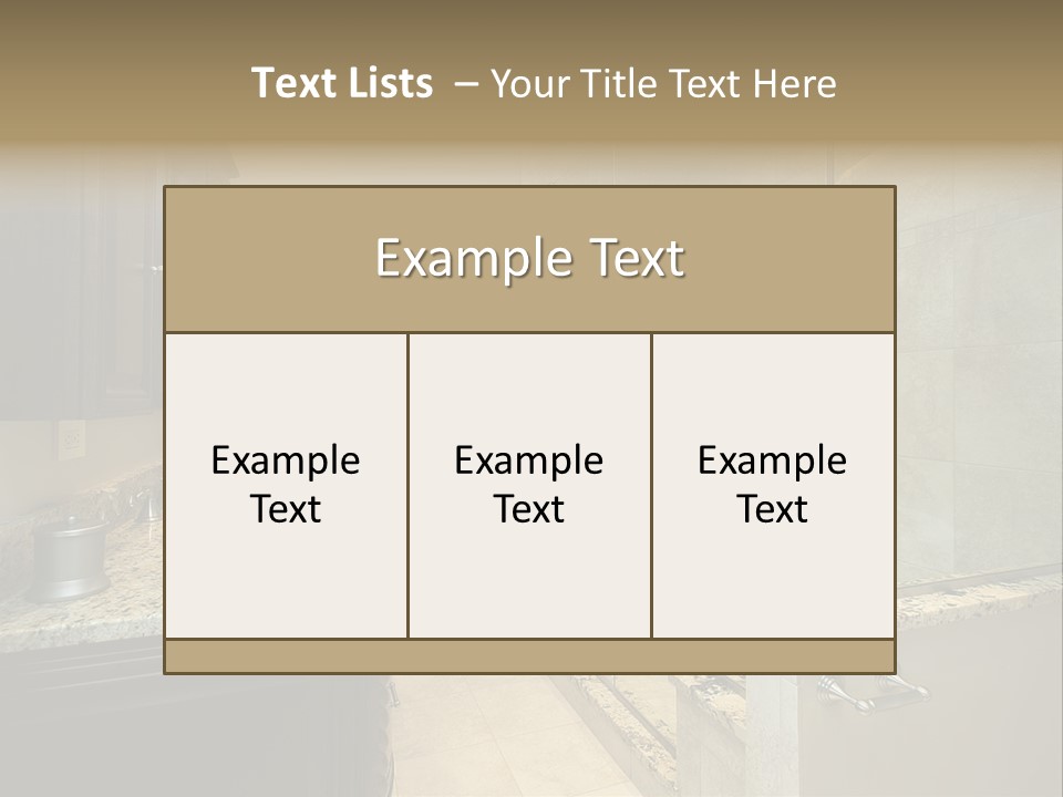 Fixtures Floor Architecture PowerPoint Template
