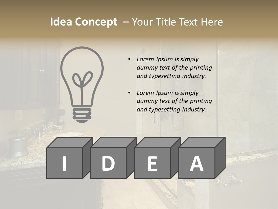 Fixtures Floor Architecture PowerPoint Template