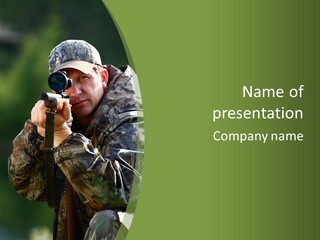 Gears Kill Hunter PowerPoint Template