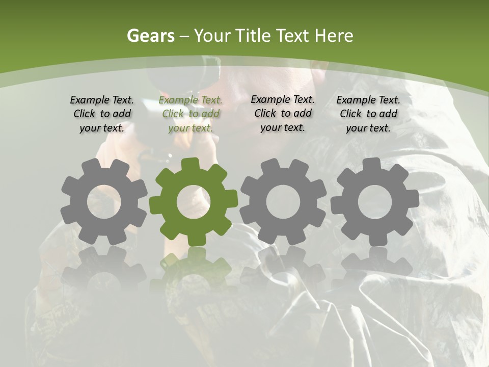 Gears Kill Hunter PowerPoint Template